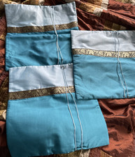 3 X Thai Silk Two-Tone Blue