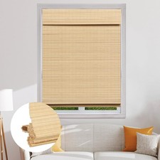 Cordless Bamboo Roman Shades