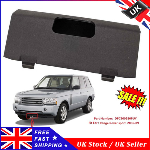 Front bumper tow hook cover - front,