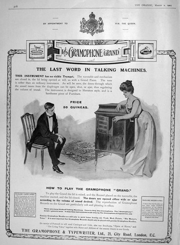Old antique print - *3835, 1907