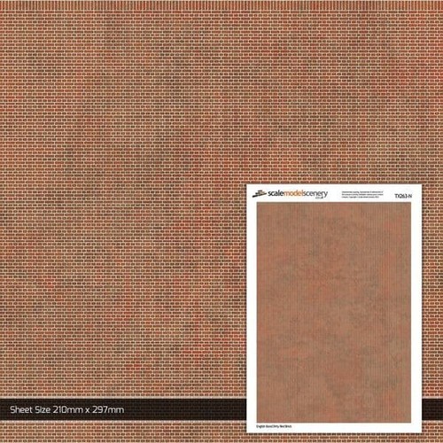 English bond dirty red brick - bond,
