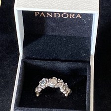 Pandora Topaz Moonstone Natures Serenity Ring -  Size M(54)