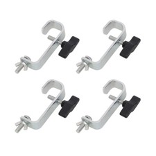 4x Equinox G Clamp 32-38mm Pipe Hook Clamp Rigging DJ Lighting Stand Truss