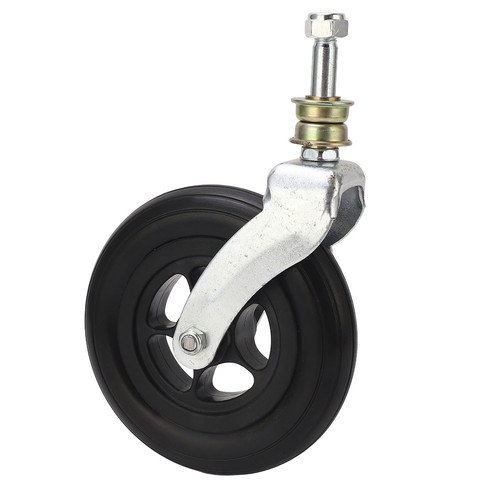 Black 6in caster wheel - caster,