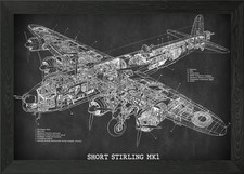 SHORT STIRLING MK1 Framed Wall