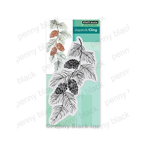Penny black cling rubber - penny,