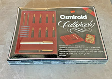 NEW! Vintage Osmiroid Calligraphy Desk Set 22 Carat Gold Plated Made in England