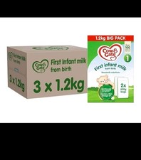 3 x 1.2kg Cow & Gate First Infant Milk Suitable From Birth 