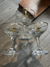 Babycham Vintage Glass Set of
