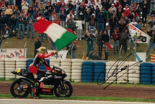 Max biaggi hand signed 12x8 - max,