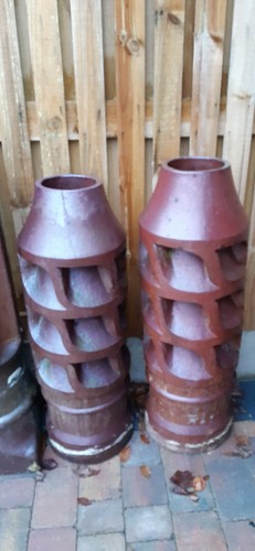 Salt glazed chimney pots - salt,