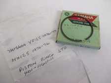 NOS YAMAHA YZ125 MX125 GENUINE PISTON RINGS STANDARD   401-11611-01