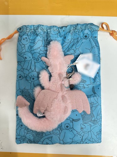 Jellycat rose dragon bag charm - jellycat,