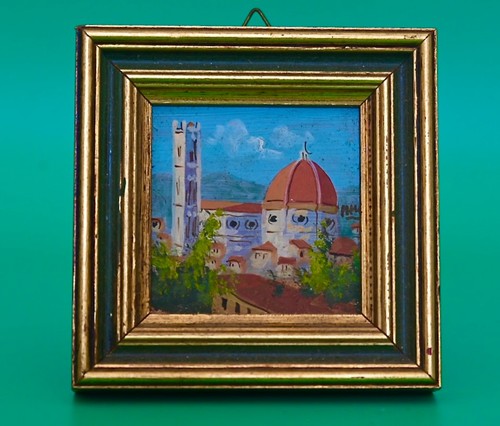 Original gouache miniature - original,
