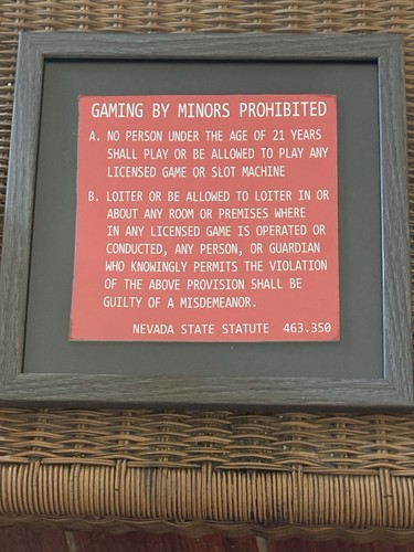 Vintage framed las vegas - vintage,