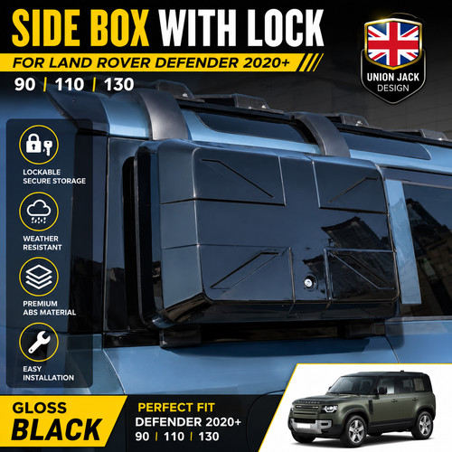 Glossy black side - black,