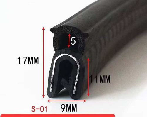 Car boot seal rubber - -, edge