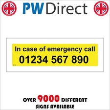 SIGN In Case Of Emergency Please Contact Name Company Number Mobile WT168P