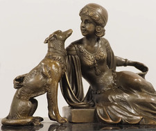 Bronze Sculpture Statue Woman