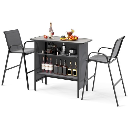 Costway piece outdoor bar - piece,