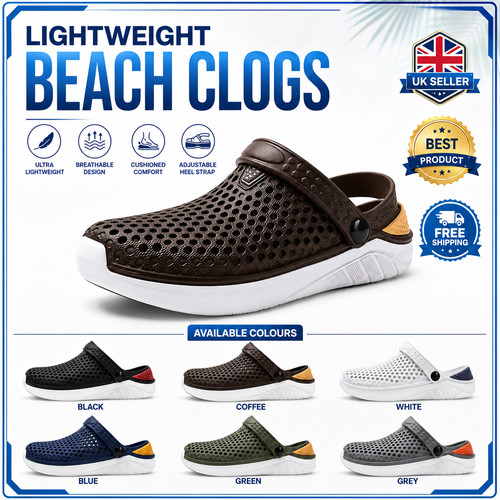 Unisex lightweight beach - unisex, clogs