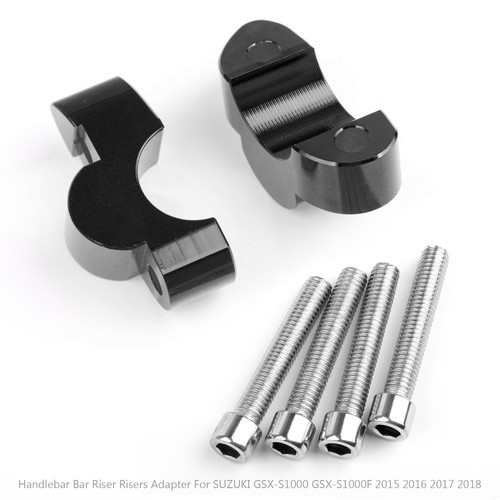 Cnc handlebar risers - cnc, 20mm