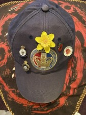 National Service Cap Poppy Veteran British Legion Badges