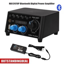 MA12070P   Digital Power Amplifier HiFi MP3 Music Player + Power Adapter #F23