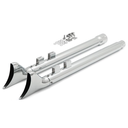 Fishtail slip on exhaust - fishtail,