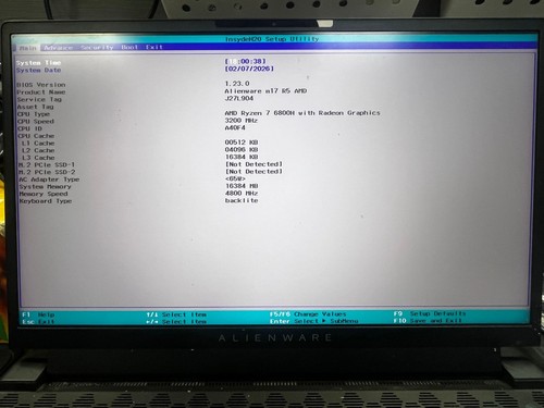Dell alienware m17 - m17, p503