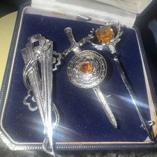 3 Scottish Brooches Inc Mizpah