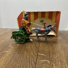  Tin Windup Donkey Clown