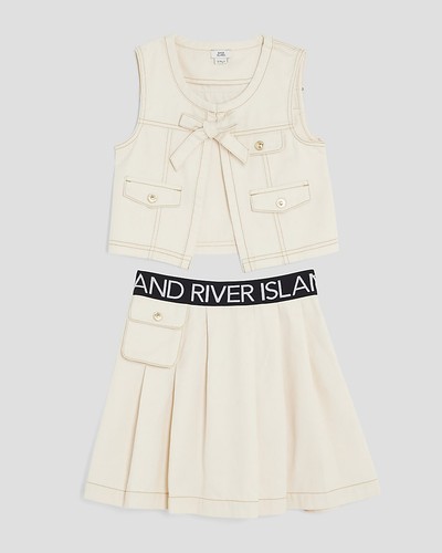 River island girls gilet - river,