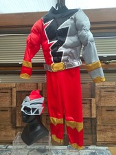Power Rangers Dino Fury Red Ranger Costume Age 5-6 years