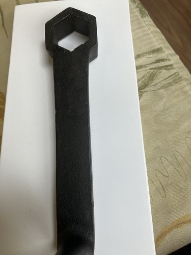 Antique hexagonal table - hexagonal, winder