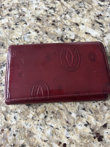 Cartier leather wallet purse - wallet,