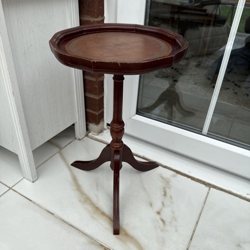 Vintage brown table side - vintage,
