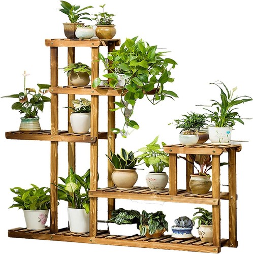 Tier wooden plant - 5, stand