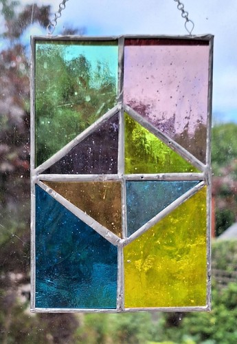 Stained glass panel - panel.,