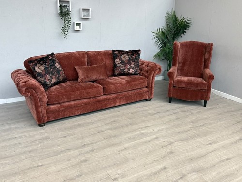 Victoria fabric seater sofa - 4,