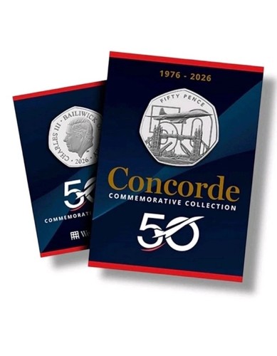 New concorde 50p carded - concorde,