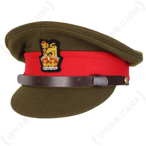 Ww2 british army visor cap - army,
