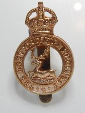 Hertfordshire Cap Badge Reproduction Restrike tone