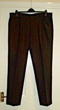 VINTAGE MENS BLACK TROUSERS - SMART CASUAL - FARAH - SIZE 38” - LEG 29”