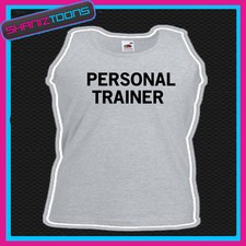 PERSONAL TRAINER  GYM BODYBUILDER VEST TOP