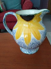 Beautiful Poole Pottery Vincent Sunflower 4pt 20 x 16 cm Jug / Pitcher excellent