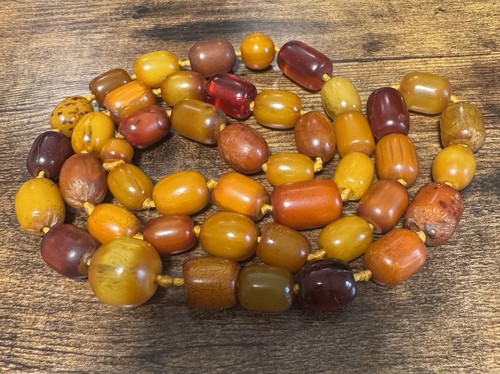 Antique bakelite bead - bakelite, necklace