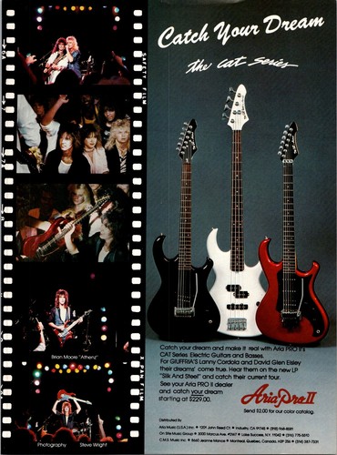 1986 aria pro guitar - aria,