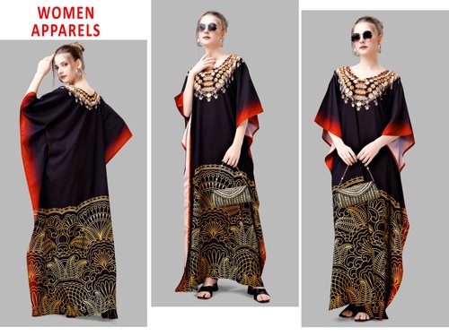 Indian printed polyester - indian, crepe