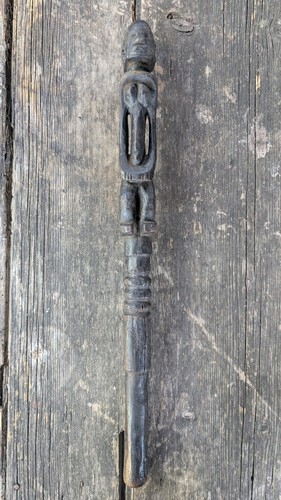 Vintage tribal hand carved - vintage,